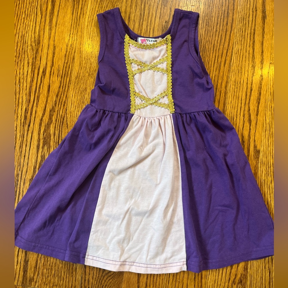 Princess cotton twirl dress (rapunzel) size 110